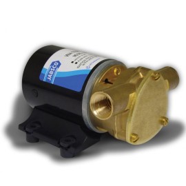 Jabsco 18660-0121 Marine Water Puppy Bilge/Sump Flexible Impeller Pump (380-GPH, 12-Volt, 15-Amp Non-CE, 1/2
