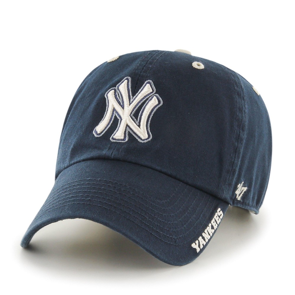 MLB New York Yankees Men's '47 Brand Ice Clean Up Cap, Navy, One-Size
