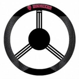 NCAA Indiana Hoosiers Poly-Suede Steering Wheel Cover