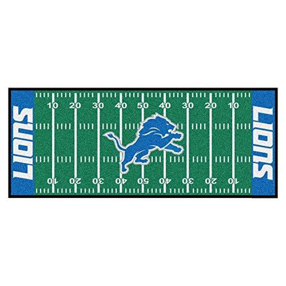 Nfl - Detroit Lions Field Runner Mat - 30In. X 72In.