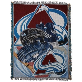 Northwest NHL Colorado Avalanche Unisex-Adult Woven Tapestry Throw Blanket, 48