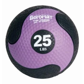 Aeromat Deluxe Medicine Ball Color: Black/Gray (15 Lbs)