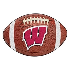 University Of Wisconsin Football Rug - 20.5In. X 32.5In.