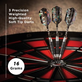 Viper Sure Grip Soft Tip Darts, Black, 18 Grams