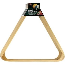 Viper Billiard/Pool Table Accessory: 8-Ball Rack, Hardwood Triangle, Holds Standard 2-1/4 Sized Balls