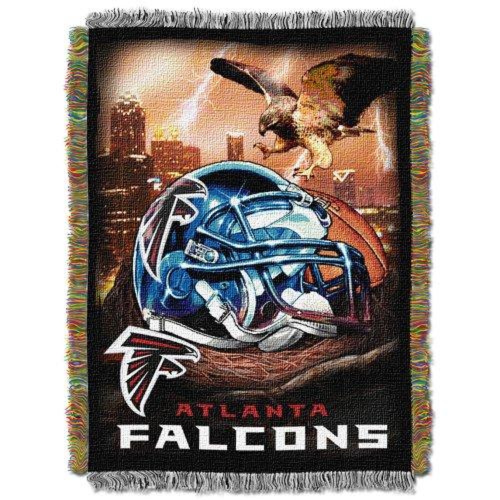 Northwest NFL Atlanta Falcons Unisex-Adult Woven Tapestry Throw Blanket, 48