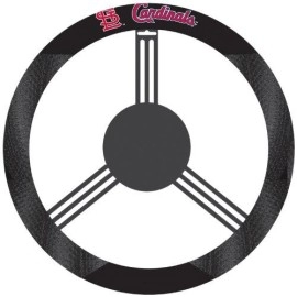 MLB St. Louis Cardinals Poly-Suede Steering Wheel Cover