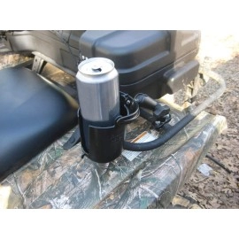 RAM Mounts Level Cup 16oz Drink Holder with Handlebar U-Bolt Base RAM-B-132RU with Medium Arm for Motorcycle, ATV/UTV, Bike