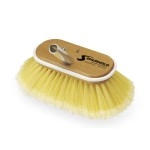 Shurhold 955 6 Inch Medium Bristle Brush, Deck Brush with Yellow Polystyrene Bristles