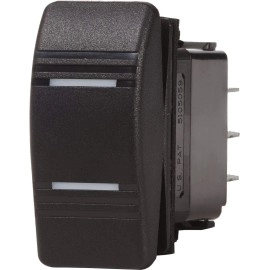 Blue Sea Systems 8286 Water Resistant Contura Switch, Black
