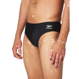 Speedo Mens Brief Endurance+ Solid Adult Swimsuit, Speedo Black, 34 Us