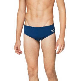 Speedo Mens Brief Endurance+ Solid Adult Swimsuit, Navy, 32 Us