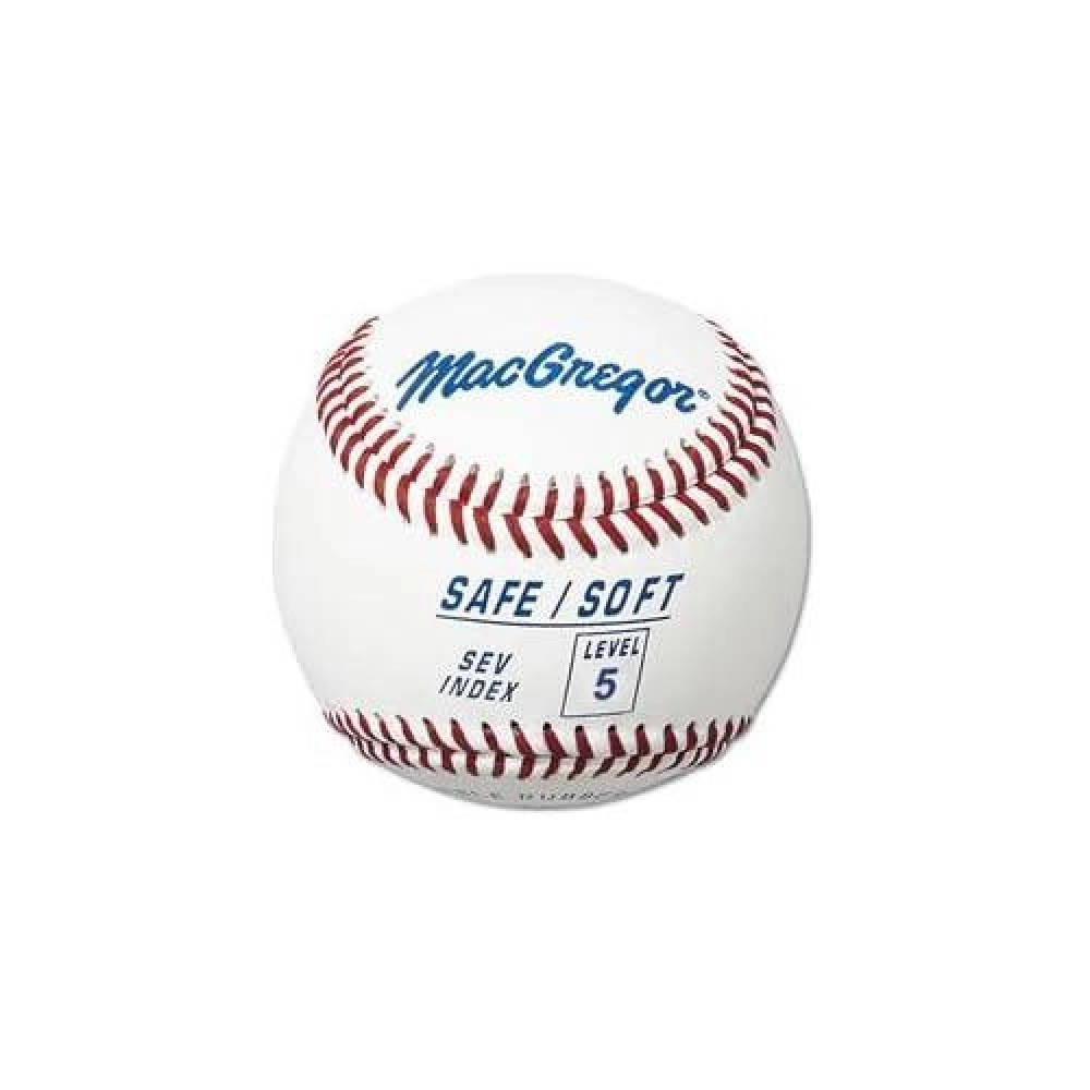 Macgregor Safe/Soft Baseballs, Junior, Level 5 (One Dozen)