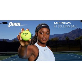 Penn Championship Pink Tennis Balls - Extra Duty Felt Pressurized Tennis Balls - 1 Can, 3 Balls