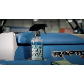 Babe's Seat Soap Boat Vinyl and Upholstery Cleaner | 16 Ounce Spray Bottle | Cleans, Protects, and Enhances Marine Vinyl, Plastic, and Leather Interior Surfaces