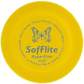 Hyperflite K-10 Pup SofFlite Dog Disc 7 Inch, Ultra-Soft for Canines with Sensitive Mouths, Best Flying, Dog Frisbee, Competition Grade, Outdoor Flying Disc Training