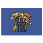 Fanmats - 794 Ncaa University Of Kentucky Wildcats Nylon Face Starter Rug, 19X30