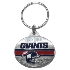 Siskiyou Sports Nfl New York Giants Oval Carved Metal Key Chain