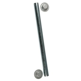 CE Smith Trailer 10701A Roller Shaft with Cap Nuts, 1/2