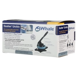 Whale BP9005 Gusher Urchin Manual Bilge Pump - On-Deck Fixed Handle, up to 14.5 GPM Flow Rate, 1-Inch or 1 