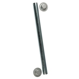 CE Smith Trailer 10705A Roller Shaft with Cap Nuts, 1/2