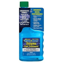 Star Brite Star Tron Enzyme Fuel Treatment - Super Concentrated Diesel Formula - 1 Oz. Treats 32 Gallons - 16 Oz (093116)