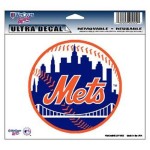 WinCraft MLB New York Mets 14424031 Multi-Use Colored Decal, 5