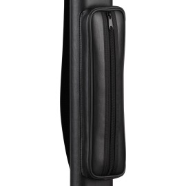 Casemaster by GLD Products Q-Vault Classic Billiard/Pool Cue Hard Case, Holds 1 Complete 2-Piece Cue (1 Butt/1 Shaft),Black,One Size