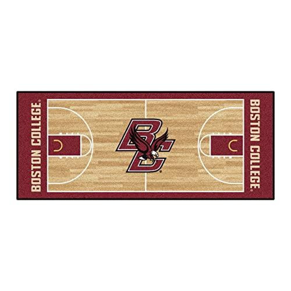 Fanmats 8175 Boston College Eagles Basketball Court Runner Rug - 30In. X 72In. | Sports Fan Area Rug