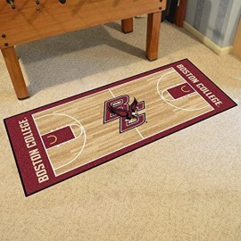 Fanmats 8175 Boston College Eagles Basketball Court Runner Rug - 30In. X 72In. | Sports Fan Area Rug