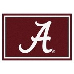 Fanmats 7528 Ncaa University Of Alabama 5X8 Rug, Small, Black