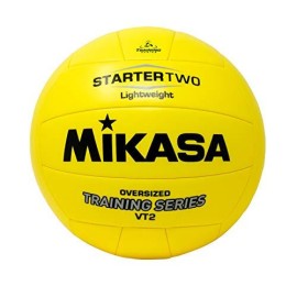 Mikasa Starter Two 7 Ounce Oversized Volleyball , Yellow