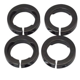 Odi Lock Jaw Bicycle Grip Lock-On Clamps with Caps (Black)