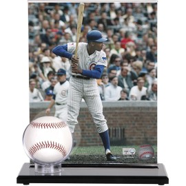 Mounted Memories Acrylic Single Baseball Display Case with Photo Holder