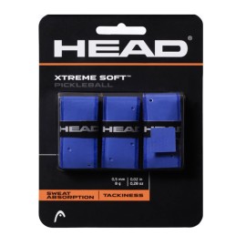 HEAD unisex adult 12 XtremesoftTM HEAD Xtreme Soft Racquet Overgrip Tennis Racket Grip Tape 3 Pack Blue, Blue, 3-Pack US