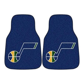 Fanmats 9428 Nba Utah Jazz Nylon Face Carpet Car Mat Team Color, 18X27