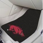 Fanmats University Of Arkansas 2-Pc Carpet Car Mat Set17X27