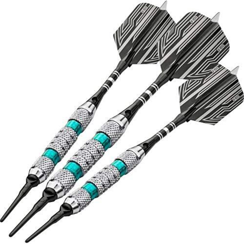 Viper Wind Runner Soft Tip Darts, Green Rings, 18 Grams