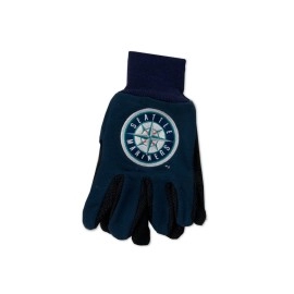 Mlb Seattle Mariners Two-Tone Gloves Blueblack