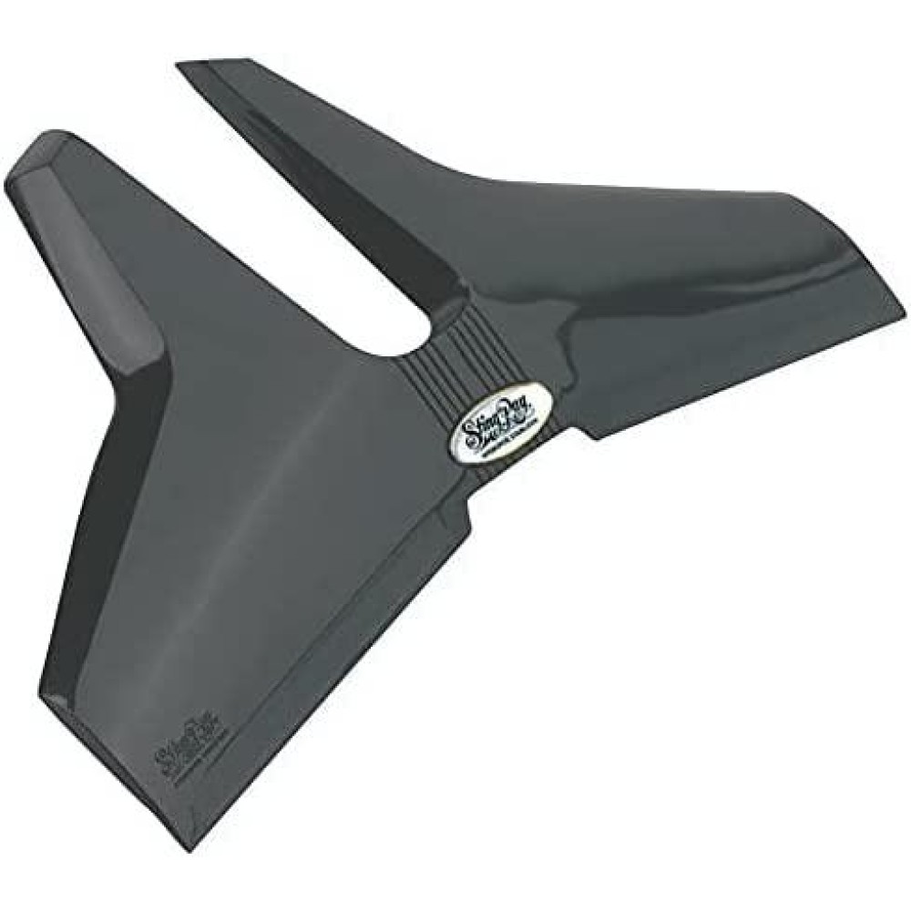 STINGRAY HYDROFOILS - Classic Senior Hydrofoils for 40-300 hp Boats (Grey) - Engine Stabilizer Fins for Outboard/Outdrive Motors - Made in The USA