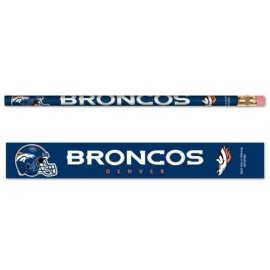 WinCraft NFL Denver Broncos 15511041 Pencil (6 Pack)