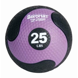Aeromat Deluxe Medicine Ball Color: Black/Purple (25 lbs)