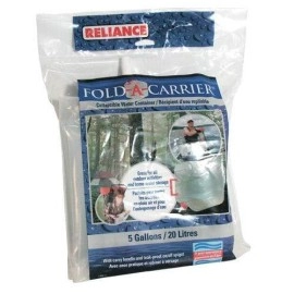 Reliance Fold-A-Carrier 2.5 Gallon Collapsable Water Container (Clear, Small)