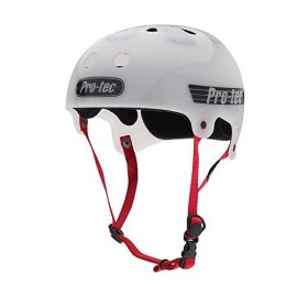 Pro-Tec Classic Bucky Skate And Bike Helmet, Large, Translucent White