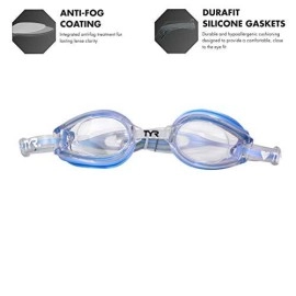 Tyr Femme T-72 Petite Performance Goggle (Clear/Ice Blue)