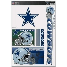 WinCraft NFL Dallas Cowboys Ultra Decal Sheet, 11