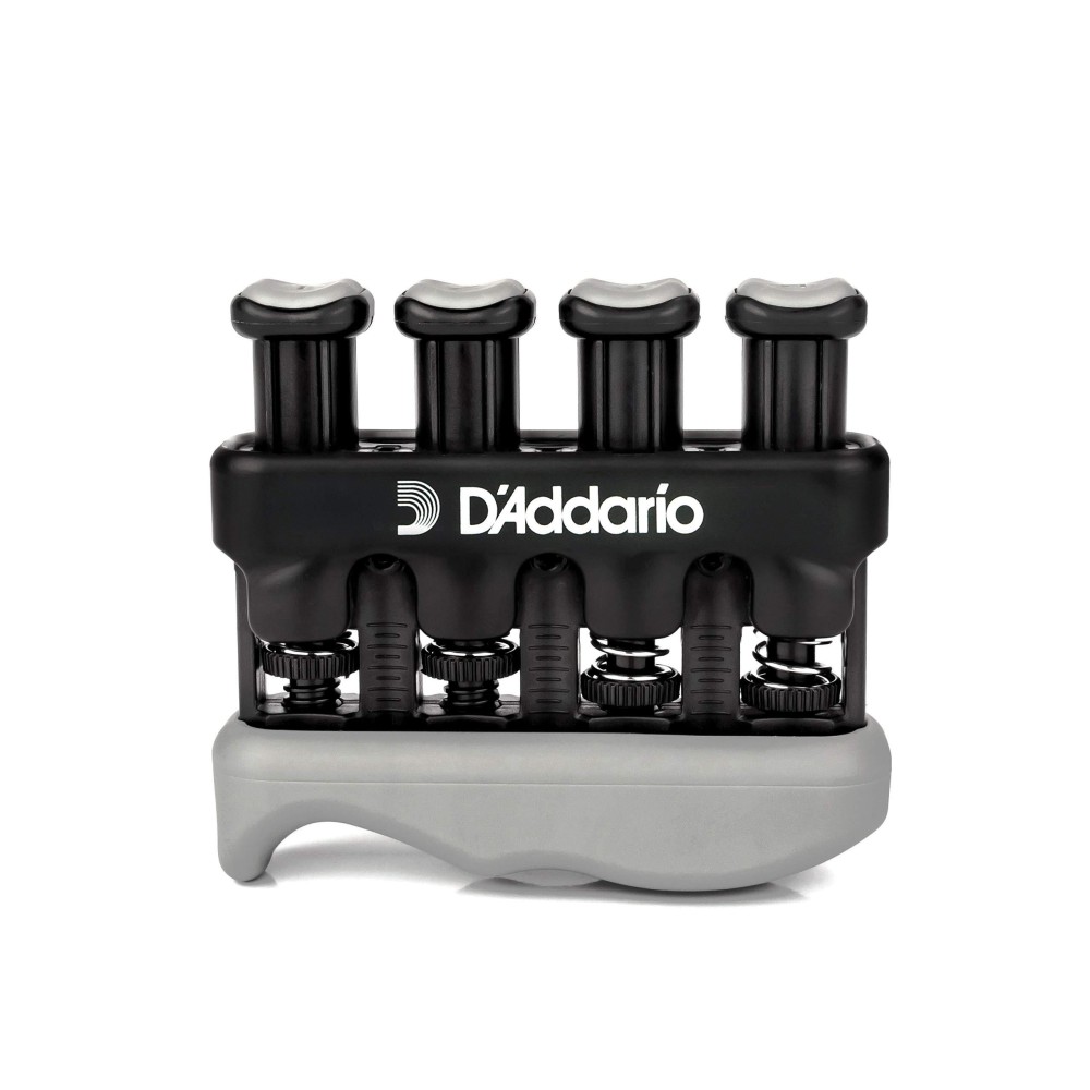 Daddario Accessories Hand Exerciser-Improve Dexterity And Strength In Fingers, Hands, Forearms- Adjust Tension Per Finger- Simulated Strings Help Develop Calluses- Comfortable Conditioning
