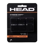 Head Unisex Adult 12 Xtremesofttm Head Xtreme Soft Racquet Overgrip Tennis Racket Grip Tape 3 Pack Black, Black, Pack Us