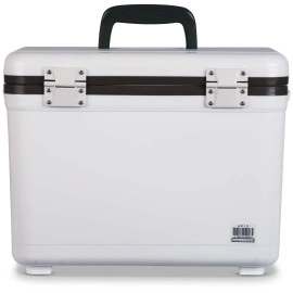 Engel UC13 13qt Leak-Proof, Air Tight, Drybox Cooler and Small Hard Shell Lunchbox for Men and Women in White