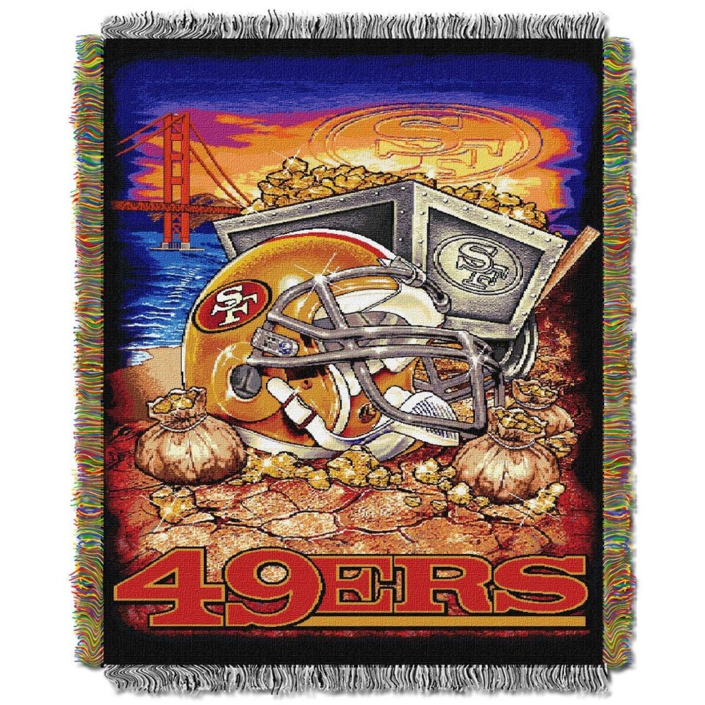 Northwest San Francisco 49Ers 48 X 60 Inch Home Field Blanket - San Francisco 49Ers 48 X 60